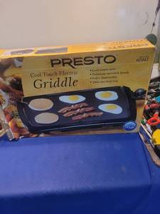 lot 5183 image: Presto Cool Touch Electric Griddle 07047