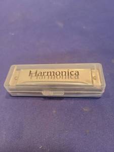 lot 5184 image: Blues Harmonica with Clear Case