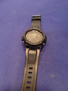 lot 5186 image: Casio G-Shock Steel Black Digital-Analog Watch