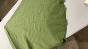 lot 6781 image: 66 inch round table top olive green