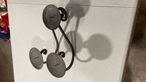 lot 6782 image: Metal Triple Candle Holder