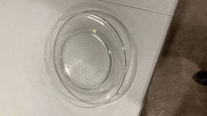 lot 6787 image: Clear Glass Serving Platter
