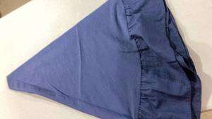 lot 6790 image: 60 inch round tablecloth blue