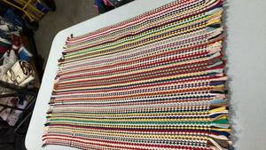 lot 6857 image: Handmade Braided Cotton Rug 23 12 x 35 12