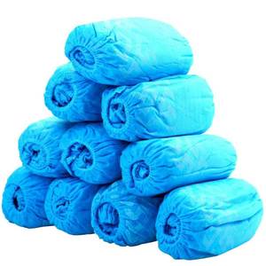 lot 4795 image: G & F Disposable Polypropylene Boot & Shoe Covers  Large 100 Pack 6.3  Width  15.7  Height  1 lb - Retail $35
