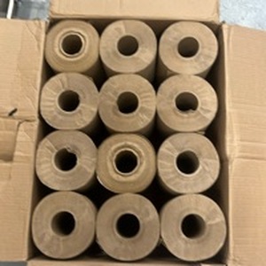 lot 4798 image: 1 Case- Natural Hardwound Rolls Towels. 12 Rolls per Case. 8 inch x 350 ft. - Retail $0