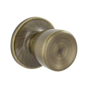 lot 4817 image: Brill Antique Brass Passage HallCloset Door Knob - Retail $14