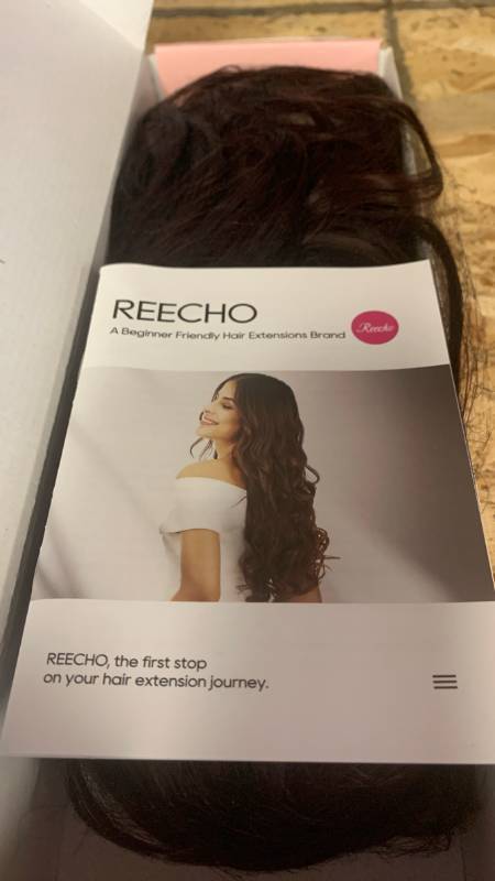 lot 345 image: DP60 Reecho Hair Extensions - Beginner Friendly Brand - Retail $29