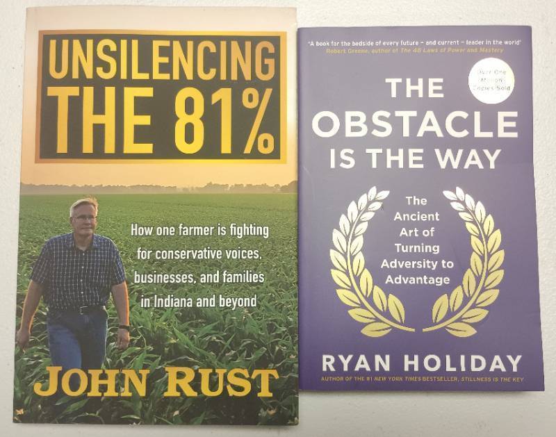 lot 642 image: Self-Help Book Bundle - Unsilencing the 81% and The Obstacle is the Way (DP60)