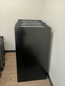 lot 9 image: Model BVD-5521 manufacturer Barco manufactured 112018 - lot of 49 panels bracketry included 55 inches each - LCD video wall ITR80
