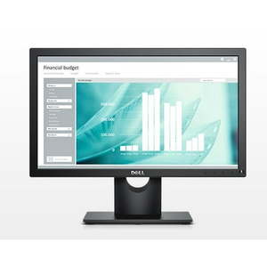 lot 14 image: Dell 18.5  Widescreen LED-Backlit LCD Monitor E1916H Black tested working ITR80