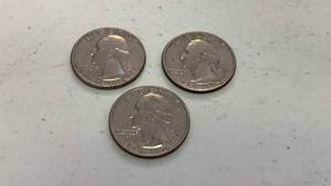 lot 225 image: 1776-1976 Bicentennial Quarter Dollar Coin Set of 3 GS80