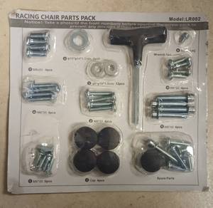 lot 264 image: GT Racing Chair Hardware Kit Model LR002