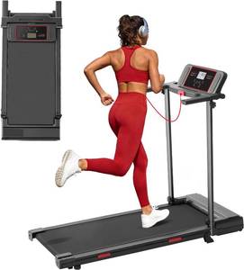 $180 MCRG Walking Pad with Handle Bar, 3.5HP Treadmill 0.6-10MPH