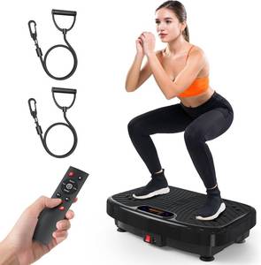 $156 Vibration Plate Exercise Machine with 200 Speeds, 450 Lb Capacity