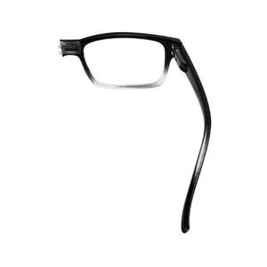 lot 72067 image: (Must Buy Both Eye) Black Clear-Right Eye 1.50 Reading Glasses with Different Strength for Each Eye - Retail $16