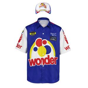 lot 72086 image: Mens Ricky Bobby shirt  Halloween costume(My2021173-3,L) - Retail $30