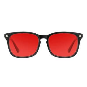 lot 72147 image: Sleep Glasses with Blue Green Light Blocking, Red Light Lens for Computer Gaming, Screen Fatigue & UV Protection - Retail $26