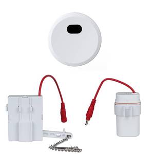 lot 72195 image: Automatic Toilet Flusher Kit, Touchless Motion Sensor Flush for Toilet, 12 Sensor Range, Battery-Powered, Easy Install, Compatible with Most Toilets CN27B KERDE - Retail $49