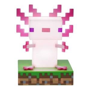 lot 72233 image: Minecraft Officially Licensed Axolotl Free Standing Desk Light, Gaming Room Decor and Merchandise for Boys and Girls, Nightlight Gift Accessory for Playroom and Bedroom  Paladone - Retail $20