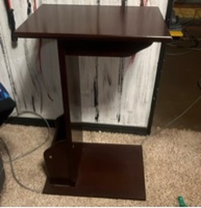 lot 30101 image: Wooden Laptop Stand Table