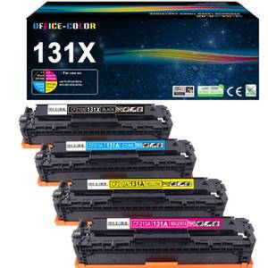 lot 30504 image: 131A 131X Toner Cartridge 4 Pack Works with HP LaserJet Pro 200 Color M251nw,MFP M276nw (Black,Cyan,Yellow,Magenta)