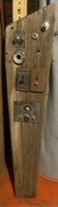 lot 56000 image: electrical panel from a vintage sail  house boat