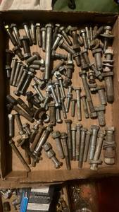 lot 60100 image: Large Lot of Industrial Grade Bolts and Fasteners