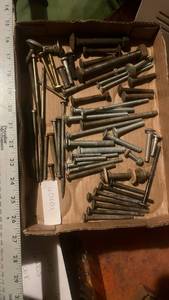lot 60101 image: Original Square Head Carriage Bolts Lot