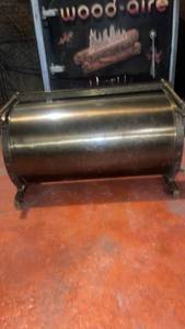 lot 60308 image: Solid brass log wood holder perfect by the fireplace
