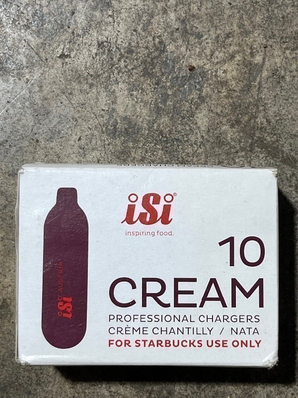 lot 2022 image: ISI Box of 10 Cream Canisters