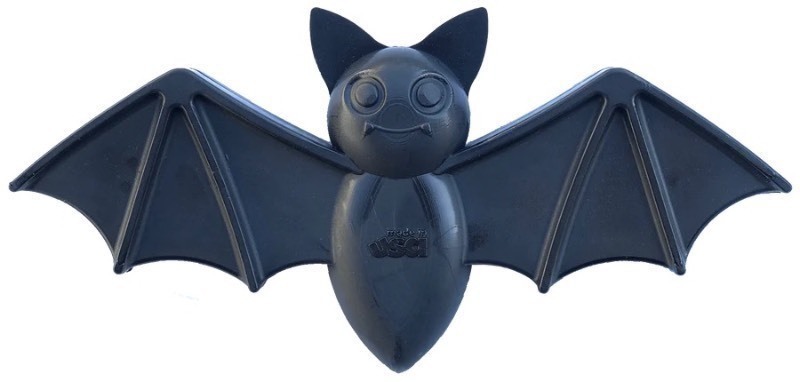 lot 305 image: 8 Never Been Used Sodapup Vampire Bat Ultra Durable Nylon Dog Chew Toys For Aggressive Chewers, Black�