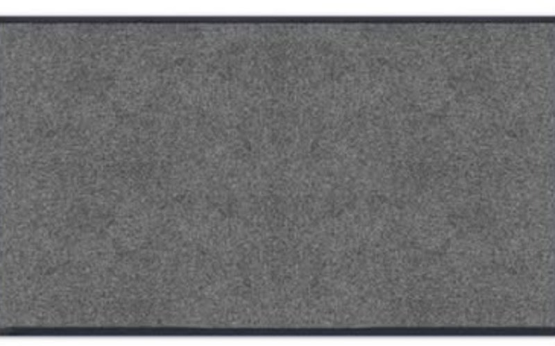 lot 38 image: 3 x 5 Runner Mat Apache Antimicrobial-Saniguard Standard Tuff Charcoal IndoorOut - Anti Slip Great for Storefront Etc