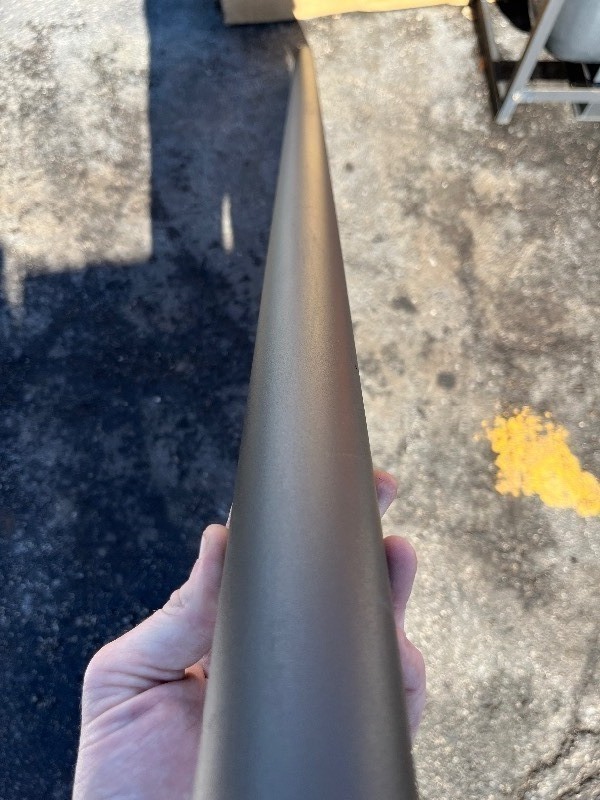 lot 262 image: 6 x 2 Aluminum - Bronzed Design Rail