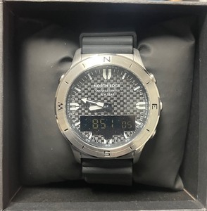 lot 9 image: NORTH EDGE Snow Leopard Barometer Altimeter Outdoor Watch 50M Waterproof Mens Watch - Great Gift or Personal Addition - New never been worn