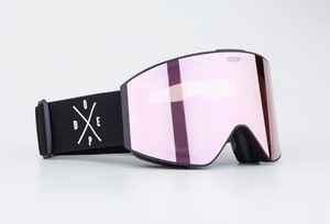 lot 24 image: DOPE SIGHT Ski Goggles BlackPink Mirror - Adjustable Retails $139