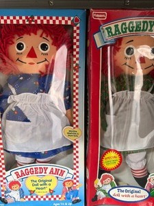 lot 219 image: Raggedy Ann Dolls, Both in Boxes