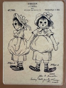 lot 191 image: Raggedy Ann Patent Print