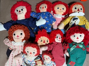 lot 229 image: Raggedy Ann Dolls