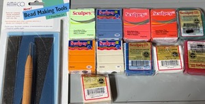lot 61 image: Jewelry Making Tools and Clay