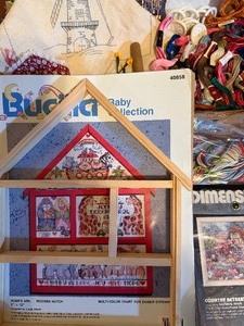 lot 81 image: Needlepoint Kits and Thread