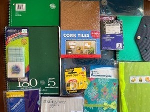 lot 99 image: Misc Office Supplies - Notebooks, Cork Tiles and MORE