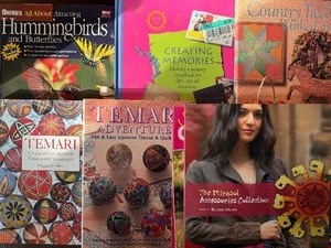 lot 104 image: Books - Hummingbirds, Temari and Crafting