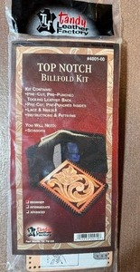 lot 108 image: Tandy Leather Factory Billfold Kit, New