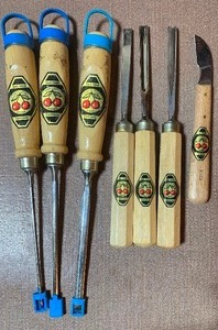 lot 712 image: Wood Carving Tools - German Made
