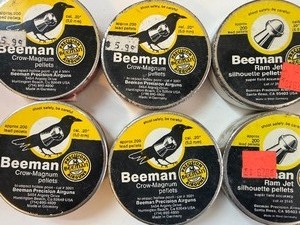 lot 642 image: Ammo - Beeman Pellets, Top 3 are Sealed