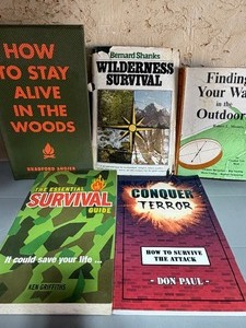 lot 656 image: Books - Outdoor Survival and More