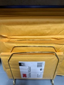 lot 114 image: File Organizer Filled w Bubble and Manilla Envelopes (all new)