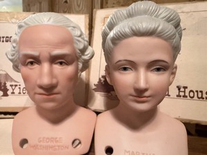 Vintage Doll Kits, George and Martha Washington