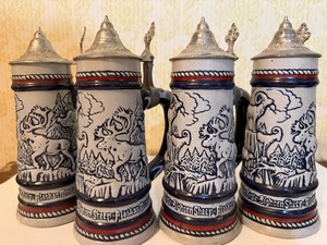 lot 308 image: Vintage Steins (4), Avon